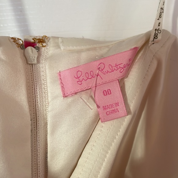 NWOT Lilly Pulitzer Strapless Floral Dress - 00 - Picture 9 of 10